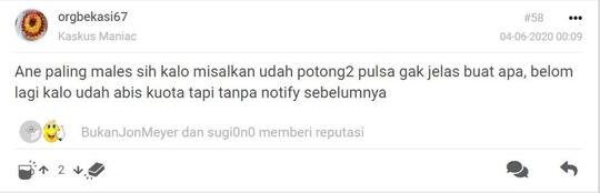 Dilema Terpentok Aturan Paket Data