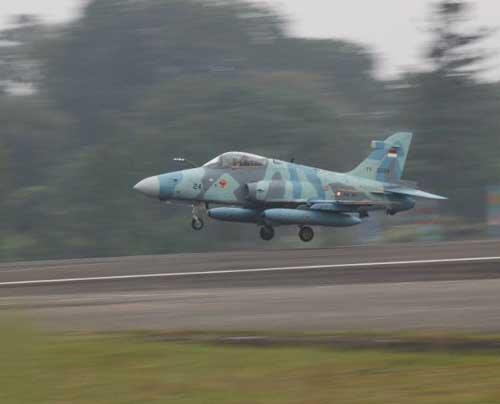 Hawk 'Si Hidung Besar' Milik TNI AU, yang Jatuh di Pekanbaru