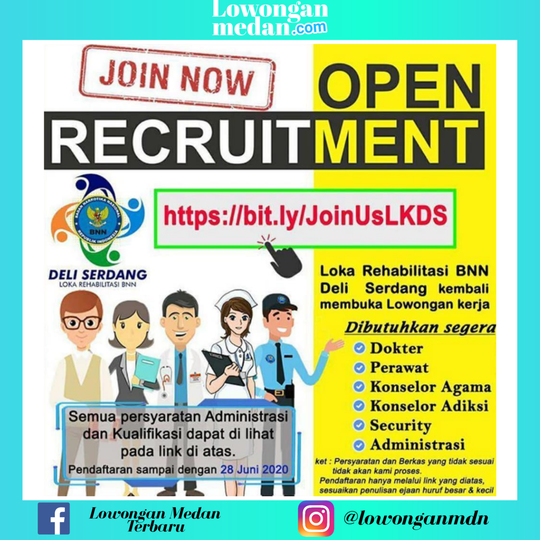 Lowongan Kerja Bumn Terbaru Juni 2020 Di Loka Rehabilitasi Bnn Deli Serdang Kaskus