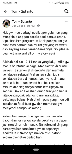 Kasihan, Pria Ini Dilarang Makan Mie Instan Seumur Hidup. Ada Apa Gerangan?