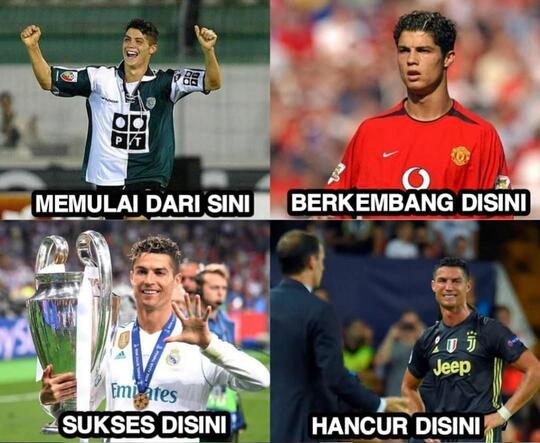 5 Alasan Cristiano Ronaldo Menderita di Juventus