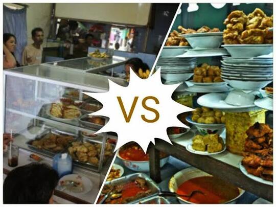 Pilih Mana Gan! Rumah Makan Padang Atau Warteg?
