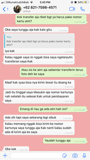 Modus Penipuan Transfer Dana Melalui Payment Card Terbaru Kaskus