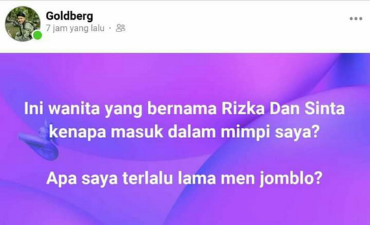 Jangan Main-main Dengan Jomlo, Nyawa Taruhannya!