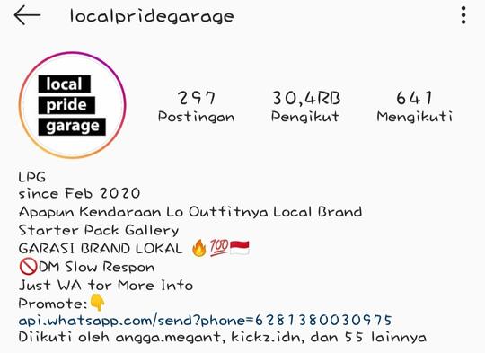 Bentuk Dukungan Media Sepatu Lokal di Instagram