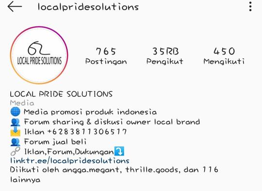 Bentuk Dukungan Media Sepatu Lokal di Instagram