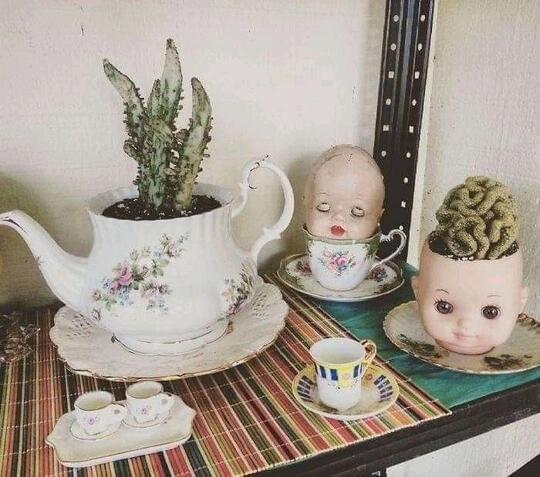 Unik Atau Creepy? Pot Tanaman Hias Satu Ini.