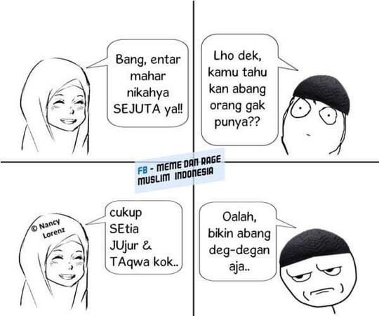 Mahar, Polemik Batal Lanjutnya Pernikahan, Jangan Berhenti Berjuang Bro