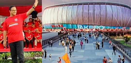 Kereen! Stadiun Megah JIS yang Dibangun Anies Sudah Mencapai 23,6 Persen
