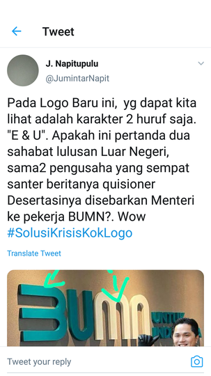 #SolusiKrisisKokLogo - Blunder Mr.Erick?