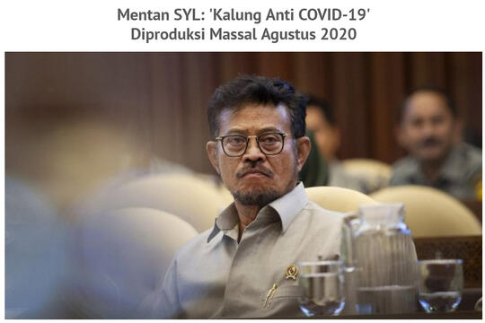 Akhmad Sahal: Kalung Anti Corona Bentuk Kegoblokan Hakiki