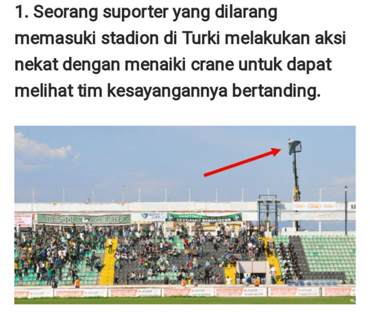 Intip, Momen Lucu Suporter Sepakbola Yang Bikin Geleng-geleng