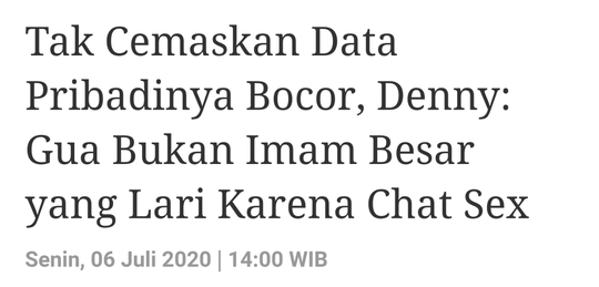 Ancam Gugat Telkomsel Milyarn diPengadilan,DS:BUMN Telkom Klihatan Udah Banyak Kadrun