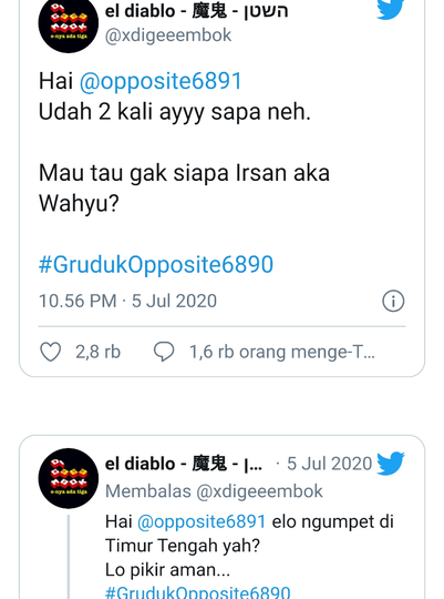 Data Pribadi Denny Siregar Bocor,Akun @xdigeeembok Bongkar Pemilik Akun @Opposite6891