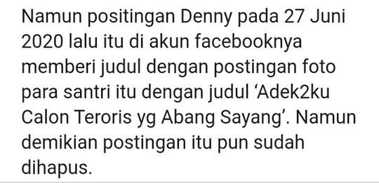Diretas Teroris, Data Telkomsel Denny Siregar Bocor
