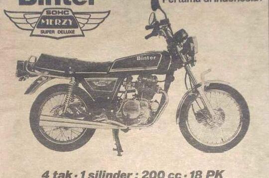 Binter Merzy, Motor Klasik yang Dipakai Warkop DKI Dalam Film CHIPS