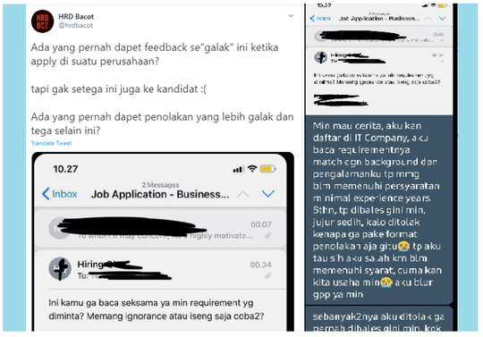 Pelamar Kerja Dapat Balasan Galak Dikira Iseng-iseng, Netizen: Situ HRD Apa Herder?