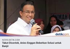Tak Punya Uang, Anies Minta Bantuan Pusat soal Proyek Banjir