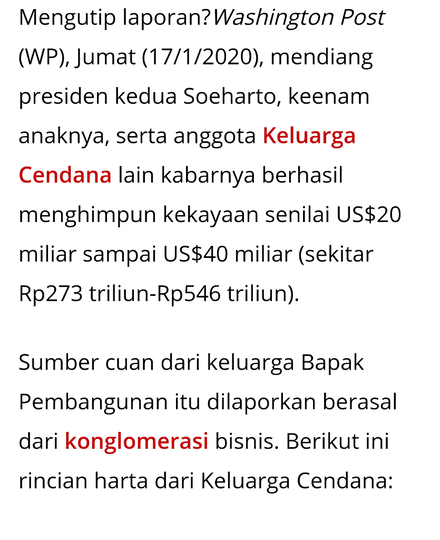 RUU MLA Disetujui DPR, Uang Haram di Swiss Terancam, Netizen: Cendana Miskin,Kadrun..