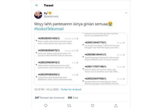 Sering Di-SMS dari Nomor Tak Dikenal? Ini Penjelasan Telkomsel