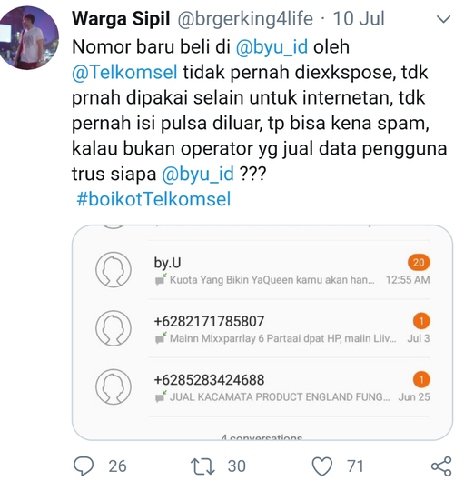 Sering Di-SMS dari Nomor Tak Dikenal? Ini Penjelasan Telkomsel