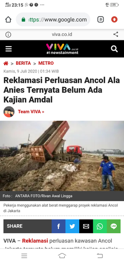 Anies Pastikan Pengembang Kawasan Ancol Taat Aturan