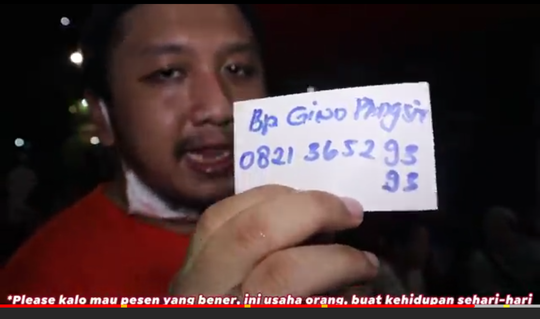 yang lagi viral, bukan kakek sugiono tapi sugino aka le gino