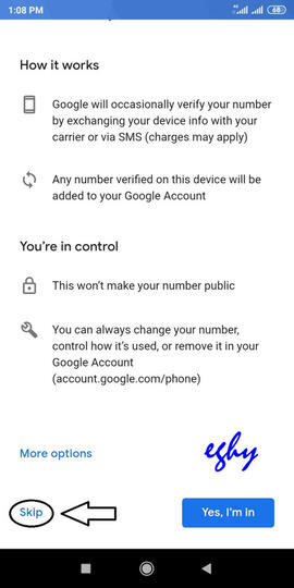 Cara Membuat Account GMail Tanpa Nomor Handphone dengan Handphone Android