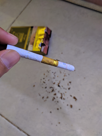 Rokok Tinggal Sebatang Malah Patah, Jangan Dibuang Dulu. Sambung Aja!!