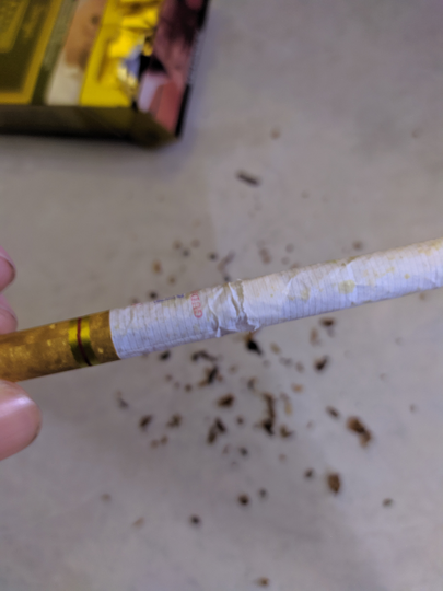 Rokok Tinggal Sebatang Malah Patah, Jangan Dibuang Dulu. Sambung Aja!!