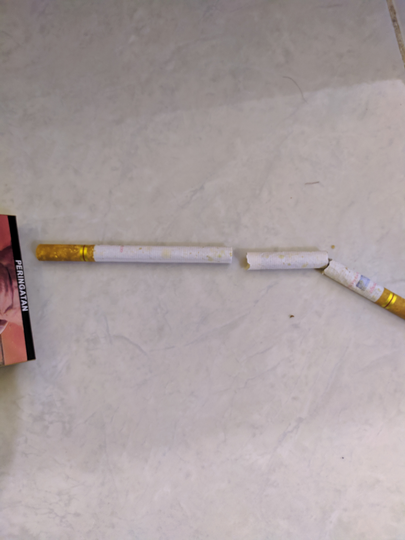 Rokok Tinggal Sebatang Malah Patah, Jangan Dibuang Dulu. Sambung Aja!!