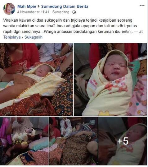Hamil 1 Jam Langsung Lahiran, Hoax Atau Nyata?