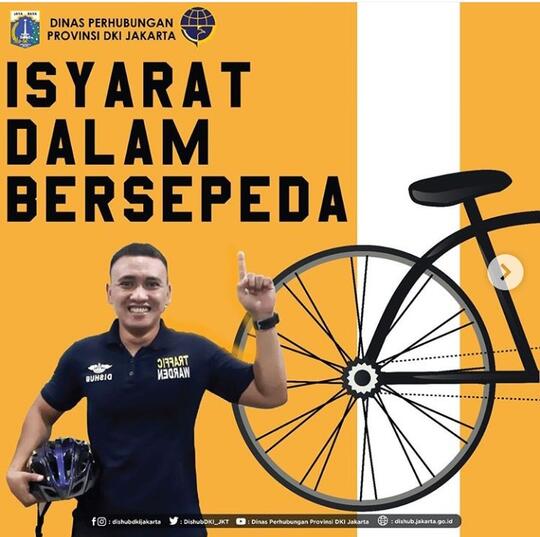 Isyarat Bersepeda Di Jalan Raya