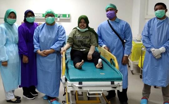 Kekeyi Kecelakaan, Kaki Kirinya Diinjak Sapi Kurban! Benarkah Diinjak Sapi Sakit?