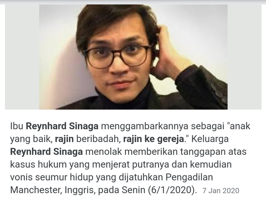 Kasus Perkosaan Reynhard Sinaga 'Predator Setan' Bakal Dibuat Film Dokumenter