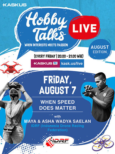 Hobby Talks Bareng Indonesia Drone Racing Federation, Gabung Yuk Gan!