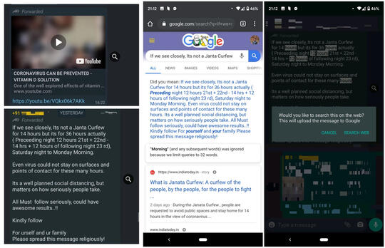 Fitur Baru WhatsApp : Search the Web