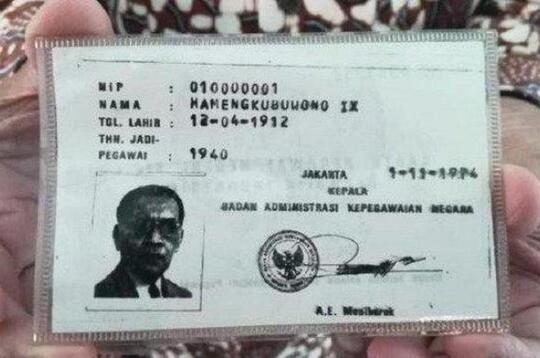 Ternyata Inilah PNS Pertama di Indonesia, Nomor Induknya Urutan 1 Gan!