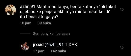 Jerinx: Saya Minta Maaf ke Kawan-kawan IDI, Tak Ada Maksud Menyakiti
