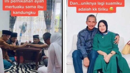 Ayah Mertua Nikahi Ibu Kandung, Otomatis Suami Jadi Kakak Tiri.. Keluarga Unik Nih!