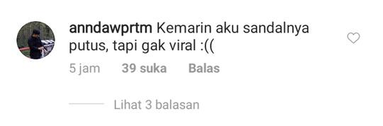 Video Iqbal Ramadhan "Dilan" Jalan Nyeker Heboh di Media Sosial, Sendalnya Putus!