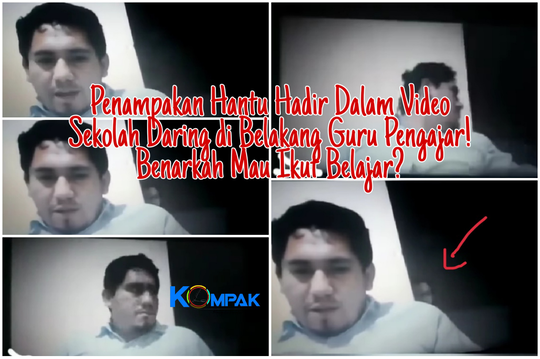 Video Penampakan Hantu di Pembelajaran Daring Rusia, Berwajah Pucat Pasi! Mengerikan