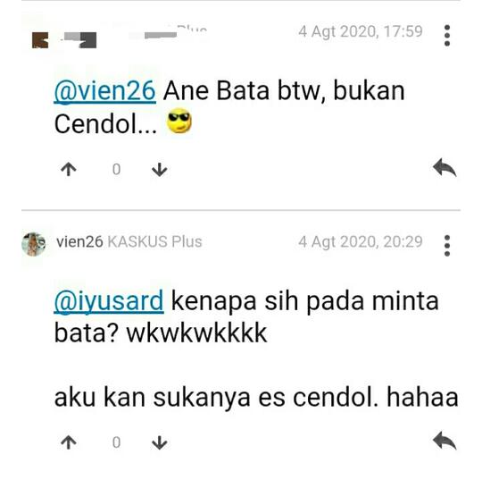 Kenapa Lebih Memilih Bata Daripada Cendol?