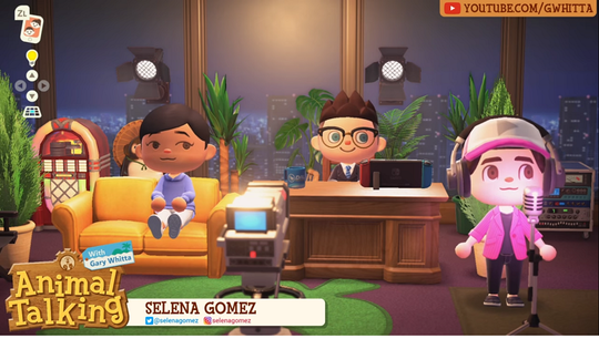 Selena Gomez Manggung di Animal Crossing, eh Animal Talking?