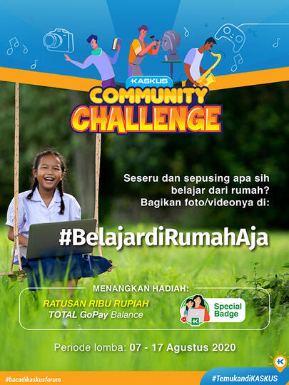 Mana Nih Yang Team Belajar Dari Rumah??? Yuk Ikutan Challenge Forum Education