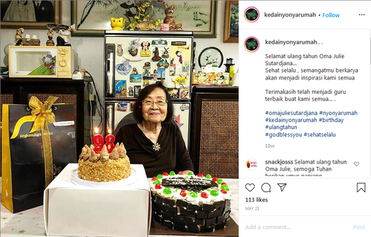 Gastronom 3 Jaman di Indonesia | Julie "Nyonya Rumah" Sutardjana