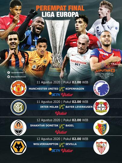 Jadwal Siaran Langsung Liga Europa 19/20 Live SCTV