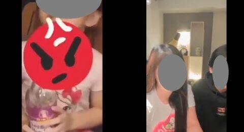 Anak Kecil Disuruh Nyekek Botol Miras, Makin Ancur Moral Remaja Zaman Now!