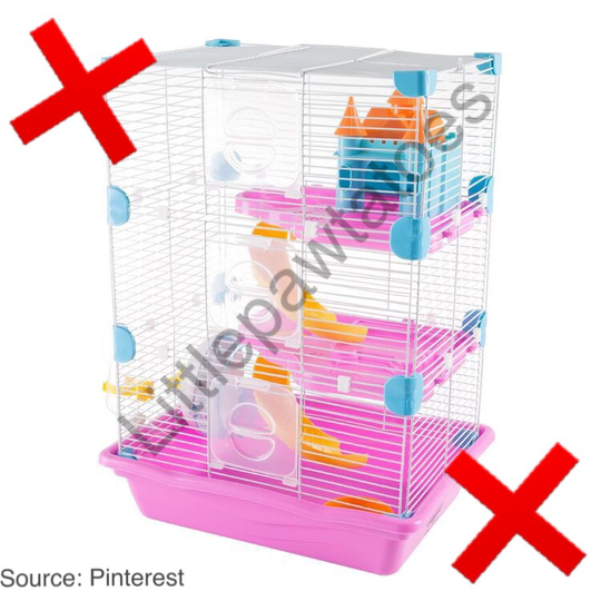 Kandang Jeruji Berbahaya Untuk Hamster! Cek Yuk Kandang Yang Baik Untuk Hamster