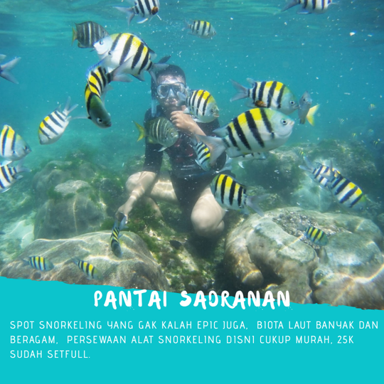 4 Pantai Buat Snorkeling Di Jogja